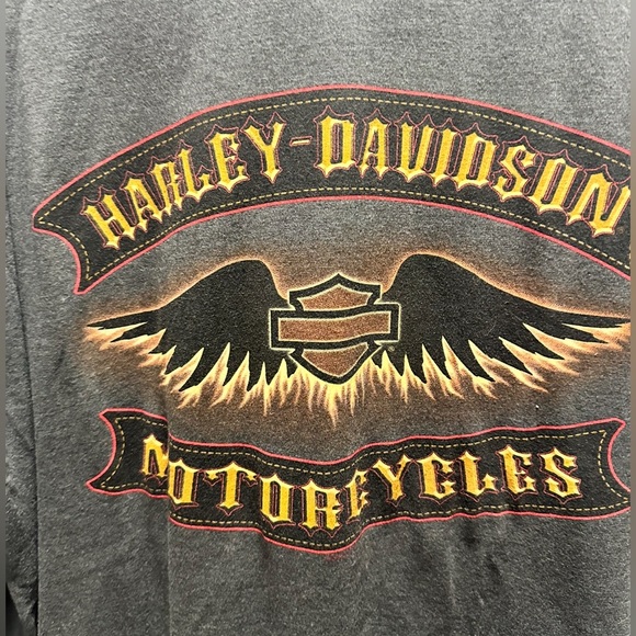 Harley Davidson tshirt gray‎ size 3XL - Picture 3 of 4